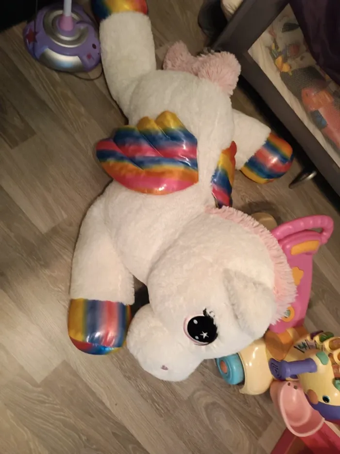 Peluche licorne xxl - photo numéro 2