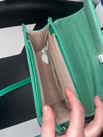 Sac à main vert