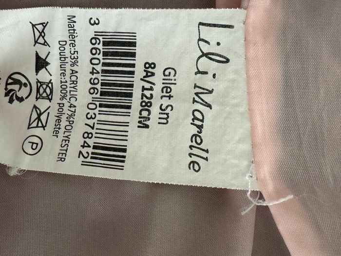 Manteau, gilet en fausse fourrure sans manches Lili Marelle Taille 8 ans - photo numéro 4