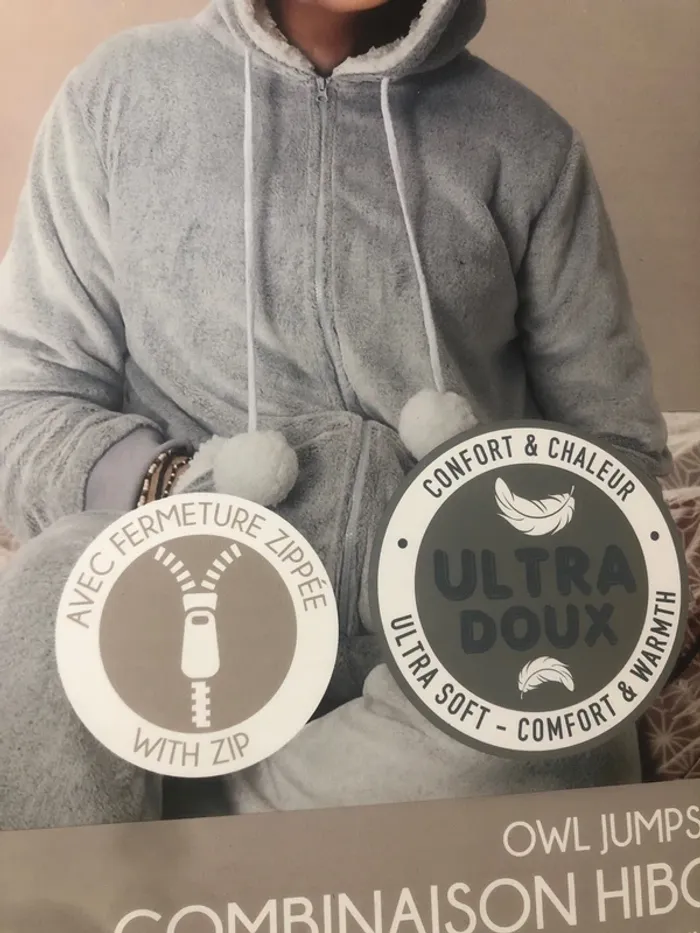 Combinaison hibou ultra doux Taille XL neuf 🦉 👩 - photo numéro 10