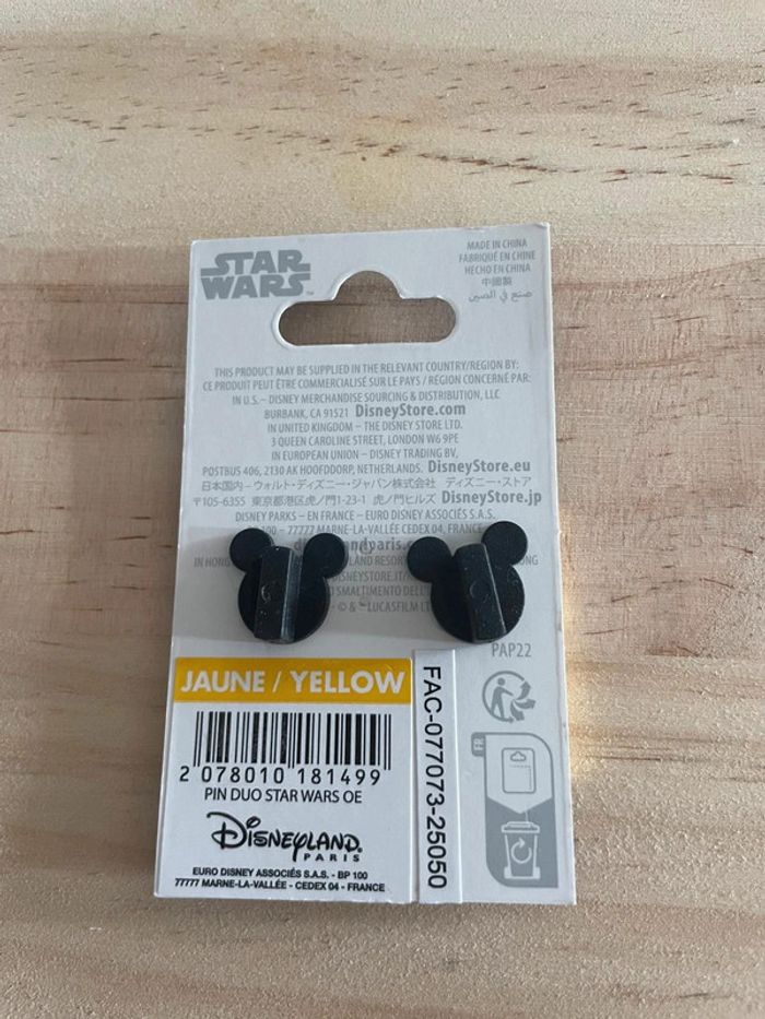 Duo Pin's Star Wars Leia & Han Solo - "I Love You / I Know" - Disneyland Paris - photo numéro 2