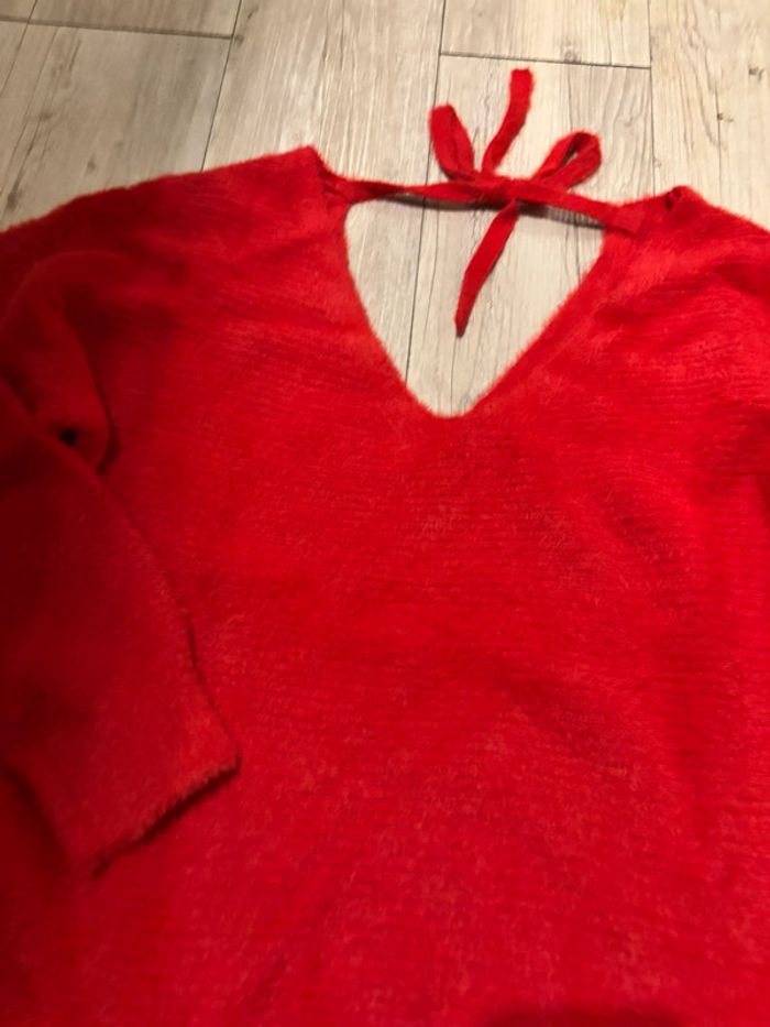 Pull femme rouge - photo numéro 2