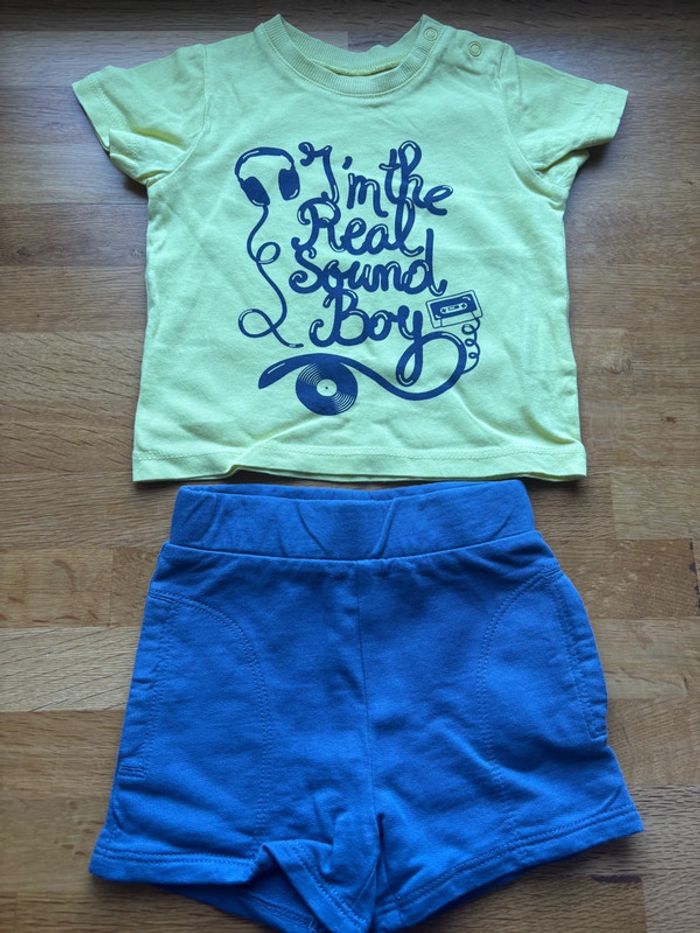 Ensemble été Grain de blé 6 mois garçon neuf