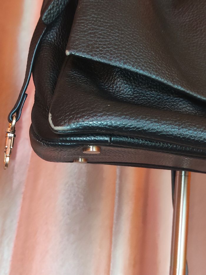 Sac noir simili cuir Galeries Lafayette – chic élégant bandoulière - photo numéro 4