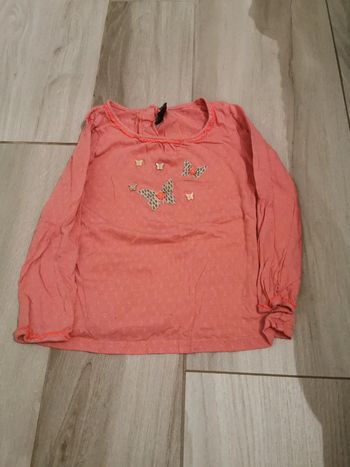 Tee-shirt manche longue 36 mois sergent major