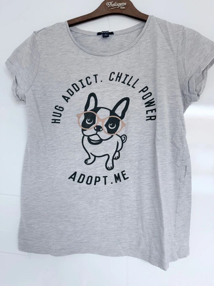 Tee-shirt Kiabi gris en M