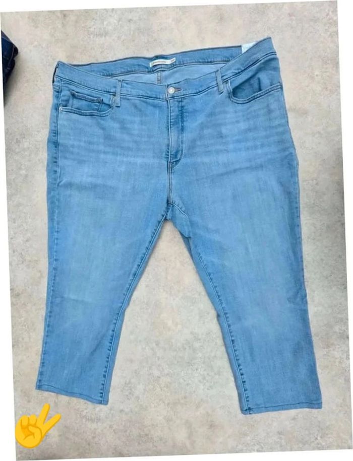 Jeans Levi's 311 W46|FR56 coupe baggy bleu Femme-Women PAN254 - photo numéro 3