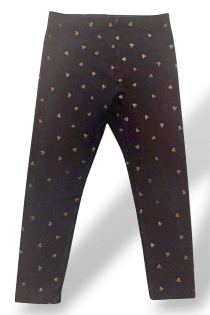 Pantalon, legging fille / 5ans - 113cm /... ••• Pantalon, legging fille / 5ans - 113cm / cœurs / bleu / Kiabi - photo numéro 2
