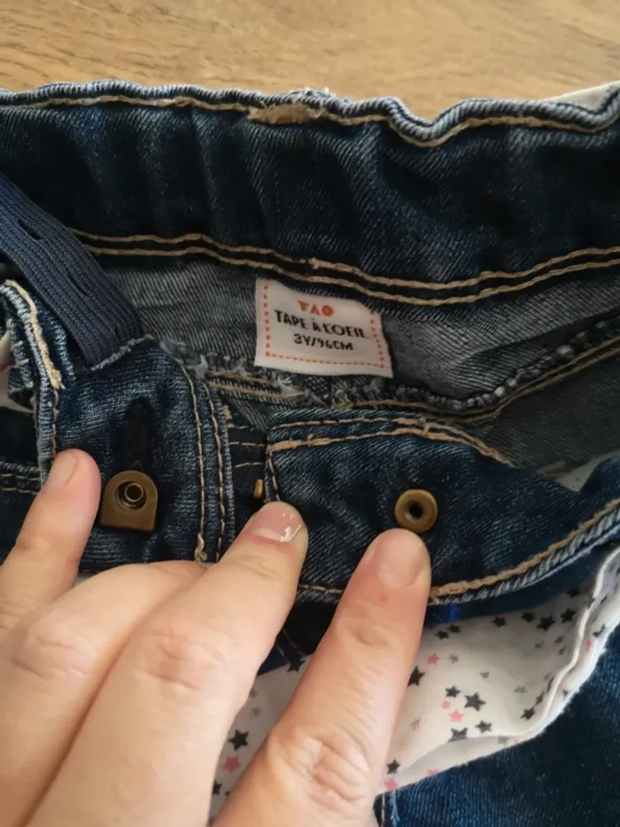 Short en jean tape à l'œil 3 ans - photo numéro 3