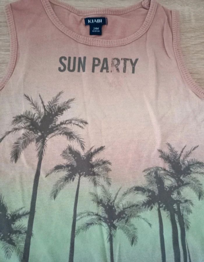 Débardeur palmiers - photo numéro 2