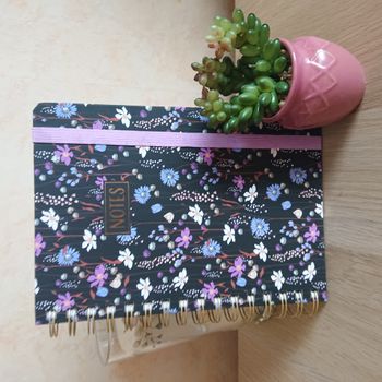 Lot de 2 Carnets à Fleurs A5