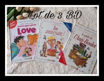 Lot de 3 livres le guide BD