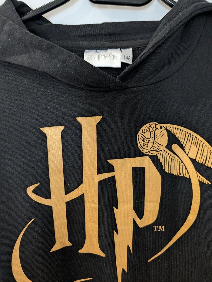 Sweat à capuche Harry Potter Noir - photo numéro 2