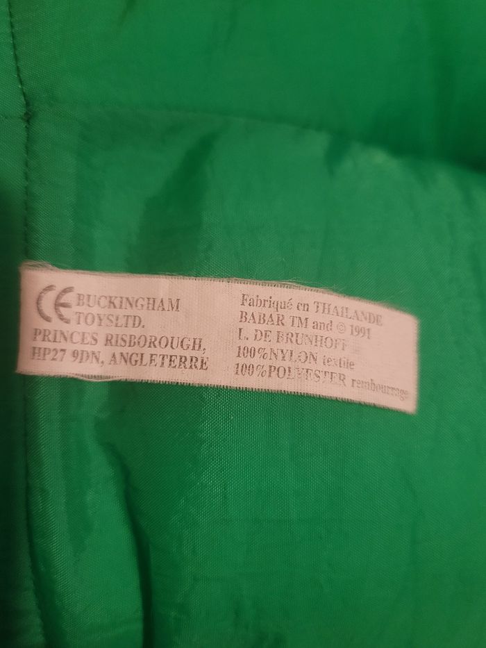 Rare grand peluche Barbar vintage - photo numéro 4