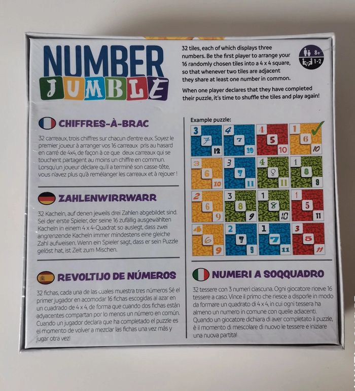 Jeu Number jumble - photo numéro 2