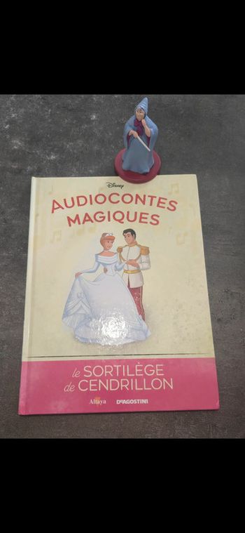 Livre et figurine 137 des audiocontes Magiques altaya audio conte audio compte disney