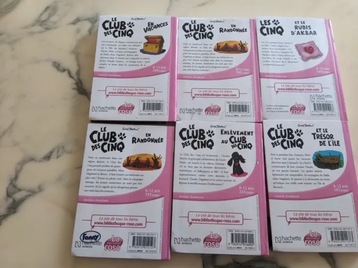 Lot le club des cinq - photo numéro 2
