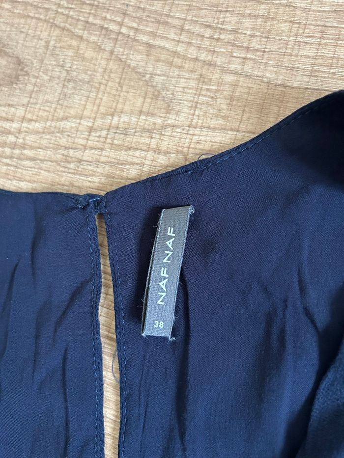 Robe bleue marine sans manches Naf Naf taille 38 TBE - photo numéro 9