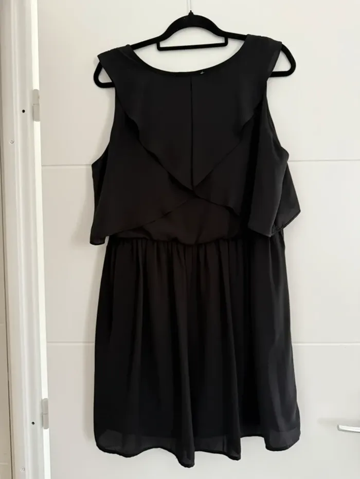 Robe tunique neuf Kleid dress Vestido Vestito jurk jumpsuit femme volant mujer donna woman élastique - photo numéro 2