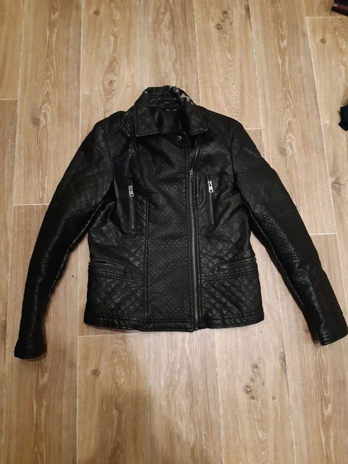 Blouson noir femme