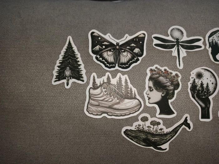 Stickers nature noir et blanc - photo numéro 3