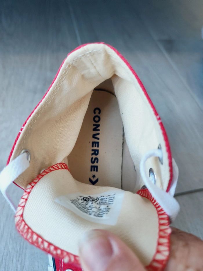 Converse montantes rouge - photo numéro 12