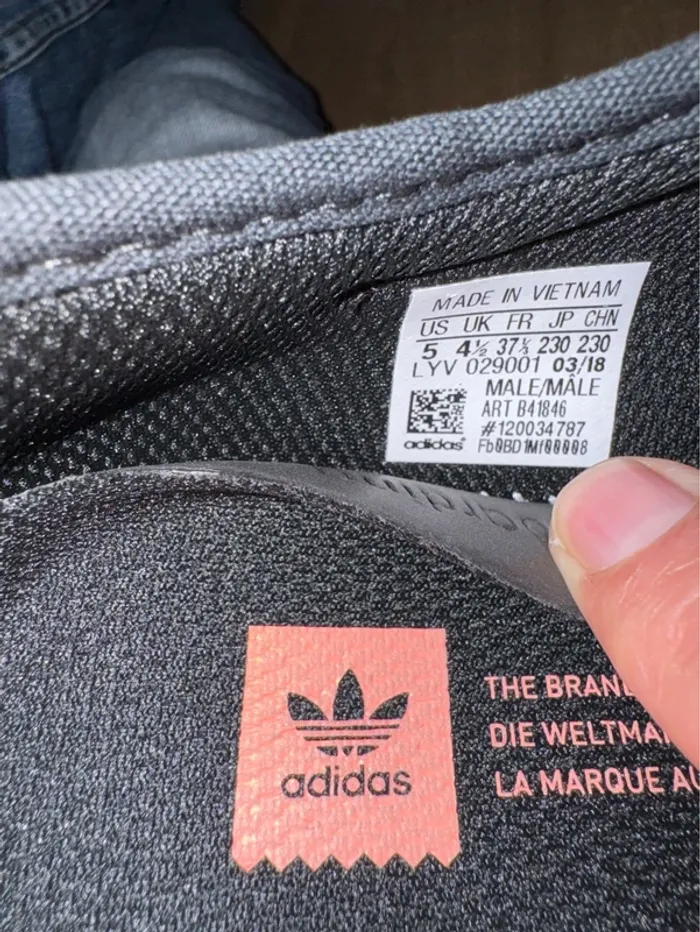 Adidas Adi Ease Premiere - black taille 37 un tiers - photo numéro 10