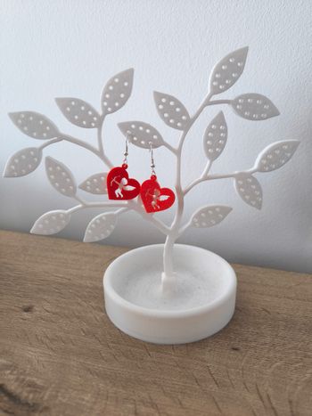 Boucles d'oreilles impression 3D 