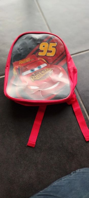 Sac à dos rouge cars