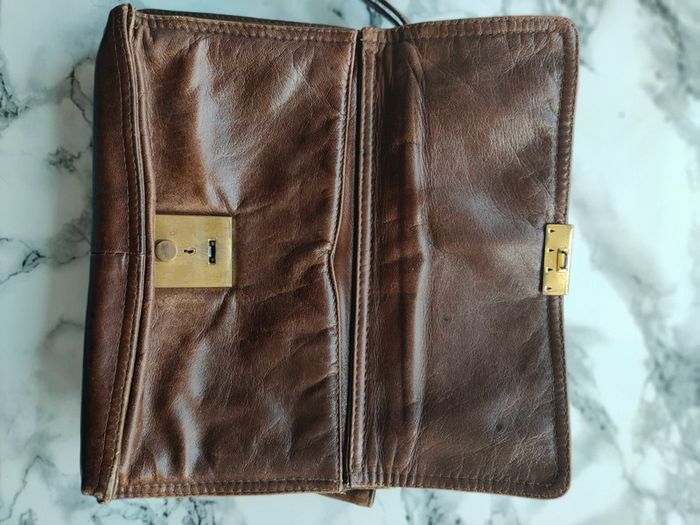 Sacoche vintage en cuir - photo numéro 13