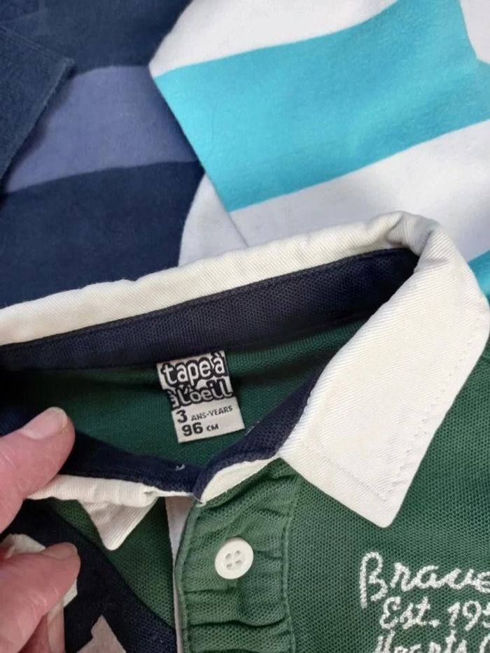 Lot de 5 polos à manches longues - photo numéro 4