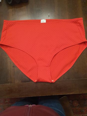 Bas de maillot rouge Ulla Popken fr 56 eu 54