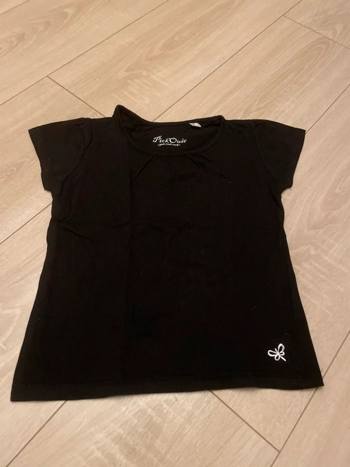 T-shirt 6 ans noir Pick ouic