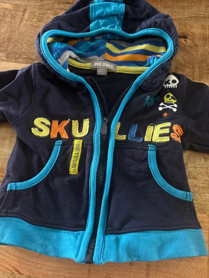 Gilet zipé 6 mois - photo numéro 2