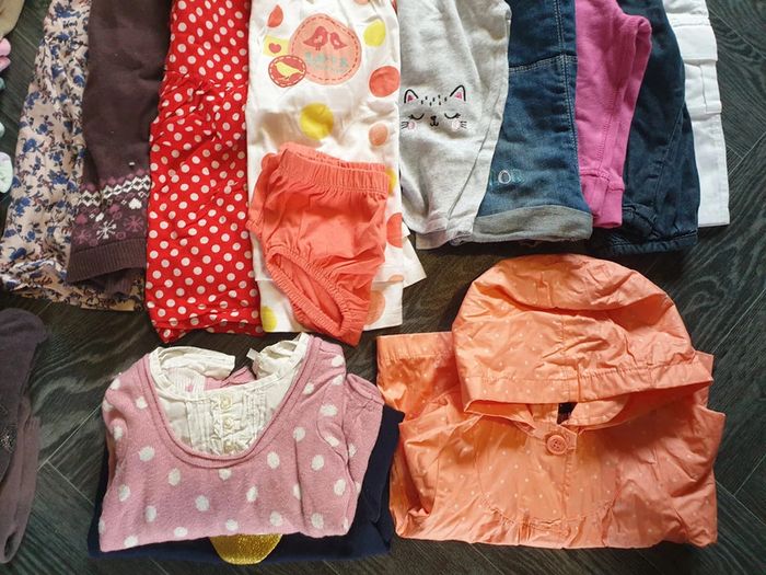 Lot de 23 vêtements été fille 9 mois - photo numéro 5