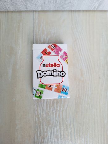 Jeu de cartes domino nutella 