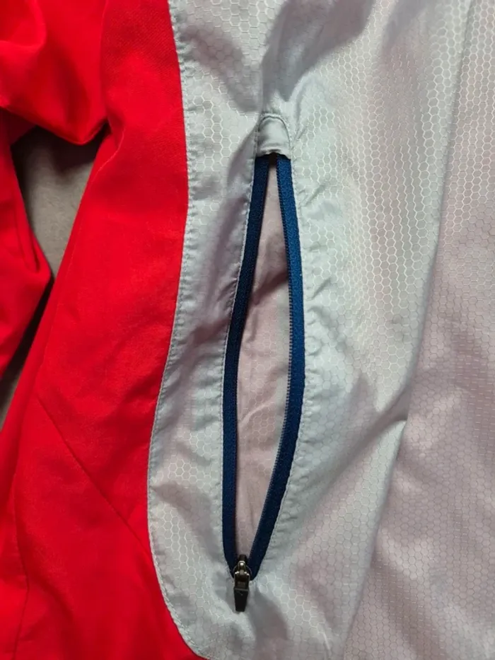 Veste coupe vent Puma Arsenal Rouge et blanche Taille XXL - photo numéro 7
