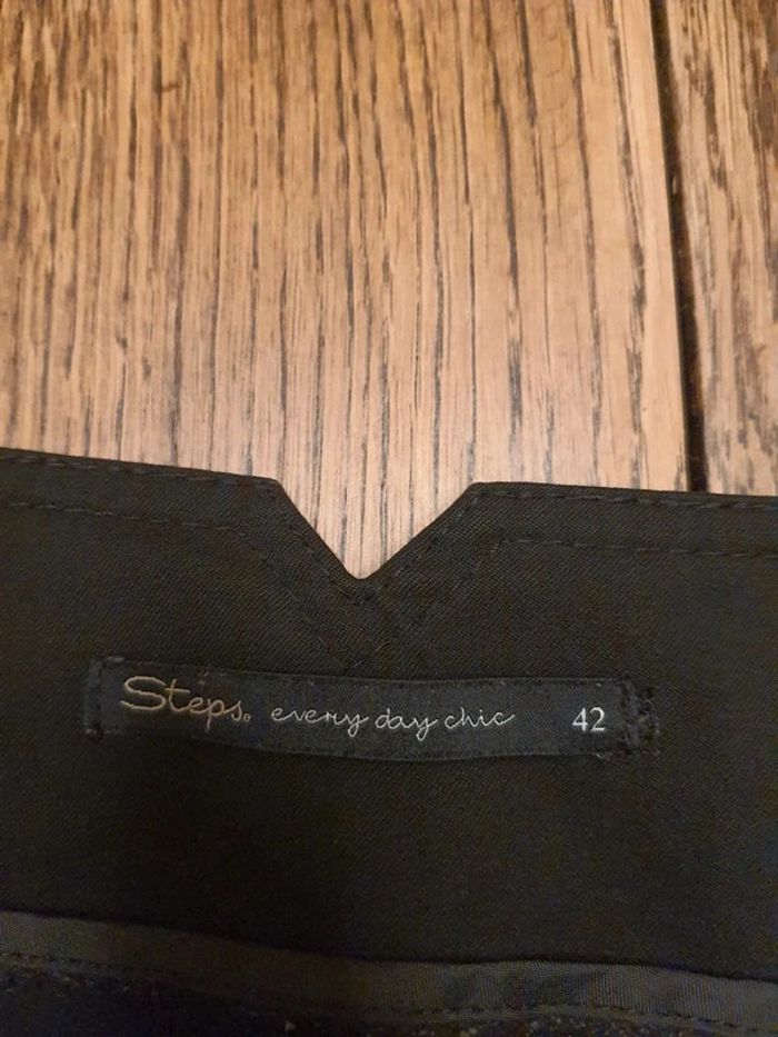 Pantalon noir 7/8 ème Steps taille 42 - photo numéro 5
