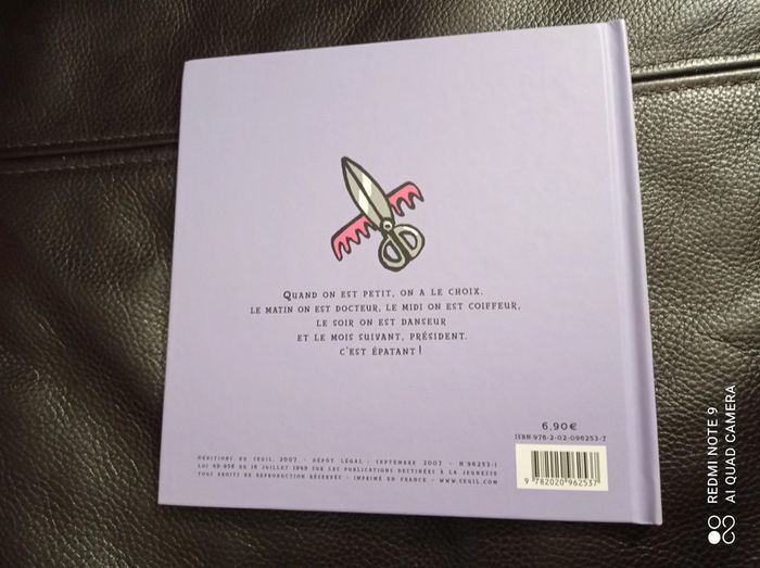 Livre enfant Coiffeuse, éditions seuil Jeunesse - photo numéro 2