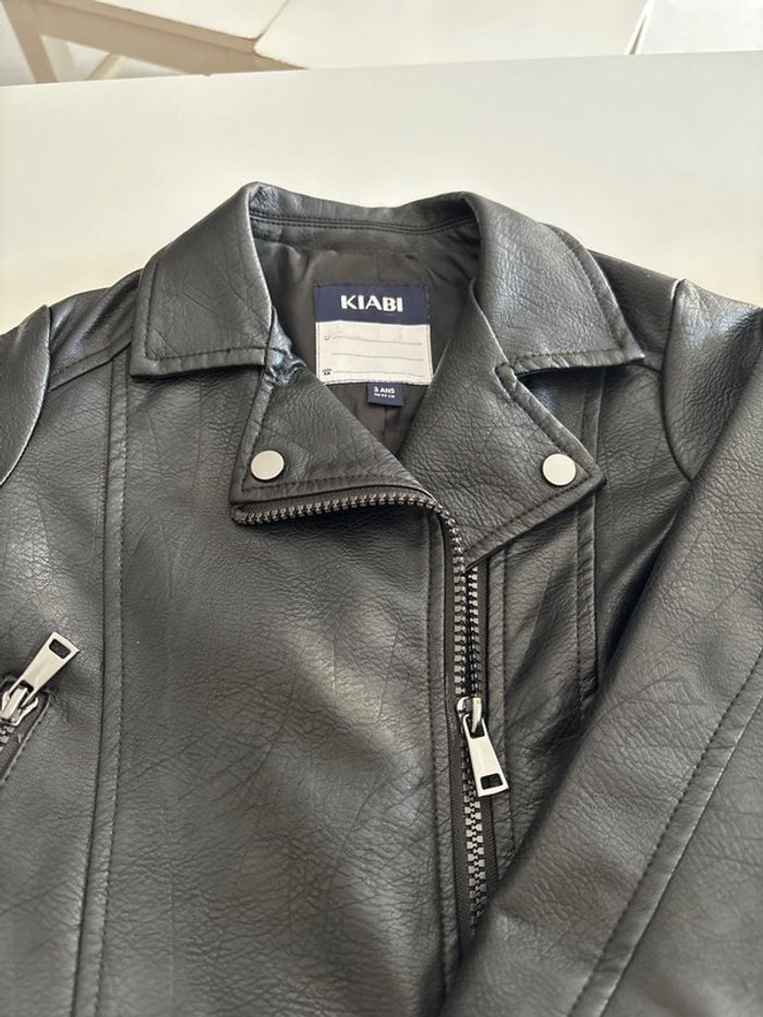 Veste similicuir enfant - photo numéro 2