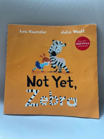 Livre enfant en anglais - not yet zebra 
