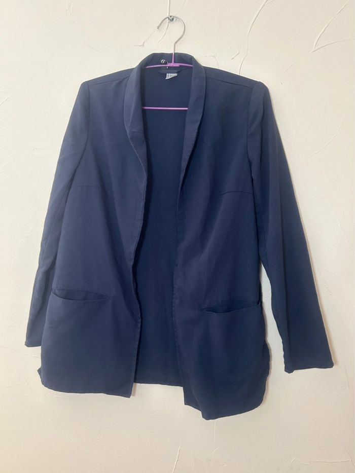 Femme 👩🏻 Blazer d’été bleu marine - H&M taille XS/34