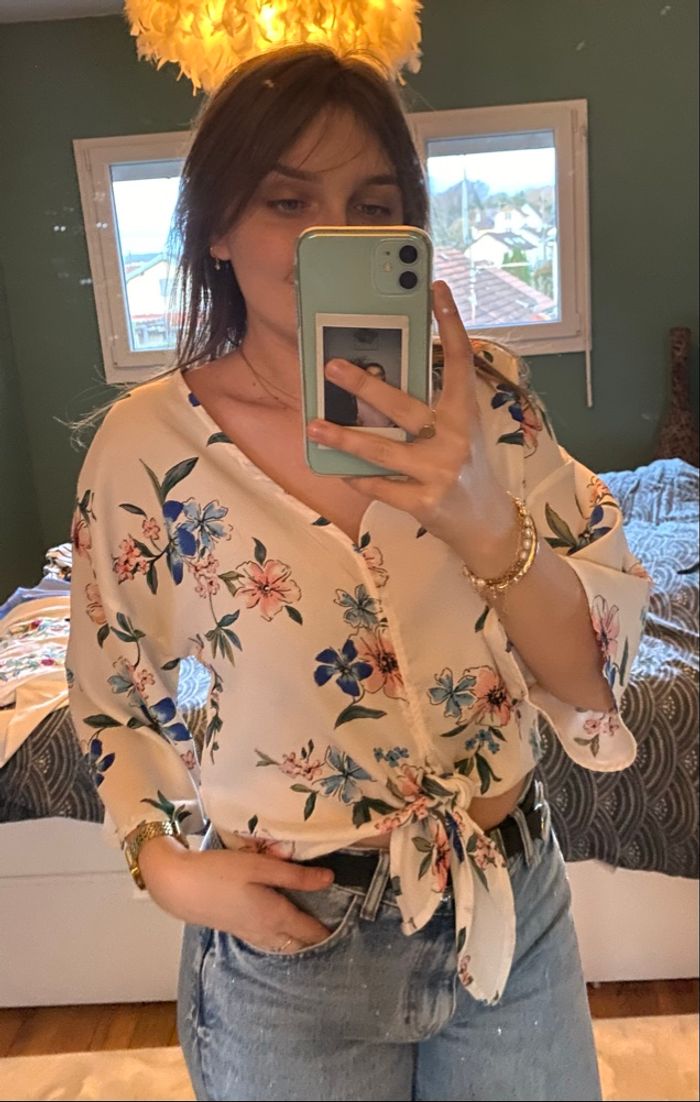 Blouse fleurie