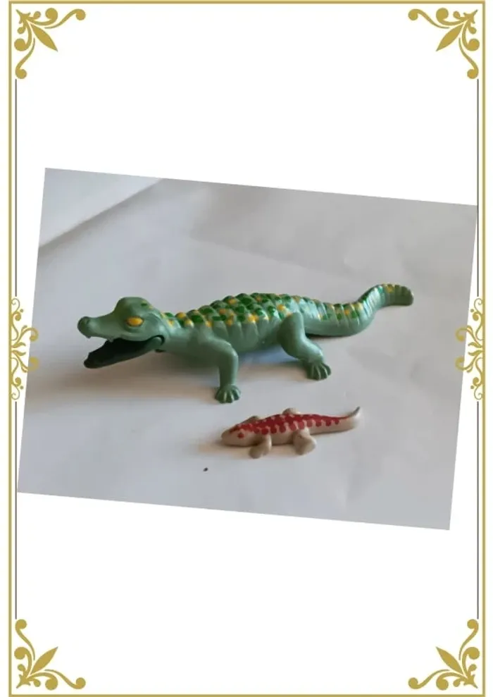 Caïman et son bébé wiltopia playmobil - photo numéro 4