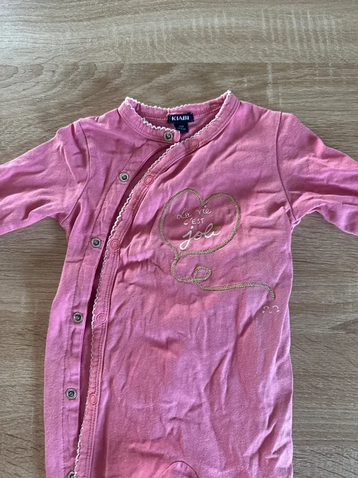 Lot 5 pyjamas 6 mois - photo numéro 3
