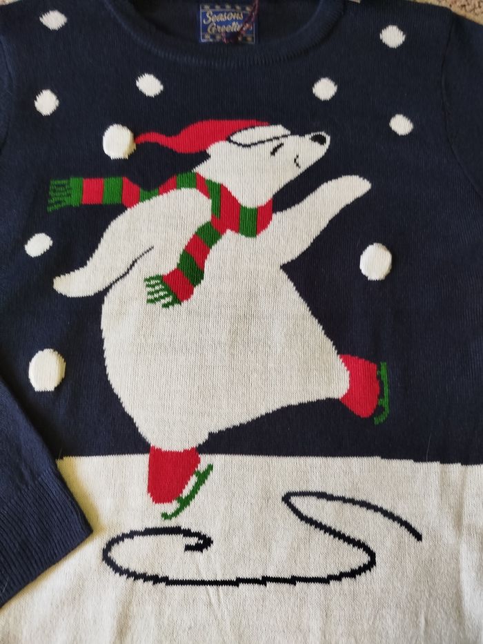 🎅 Pull de Noël magique – Taille M(mixte) 🐻‍❄️ - photo numéro 2