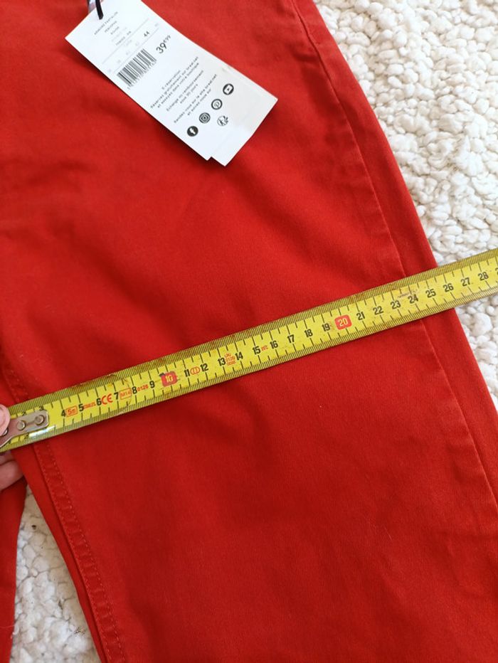 Pantalon rouge brique Bréal neuf avec étiquette - photo numéro 7
