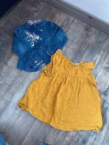 Ensemble veste en jean - robe