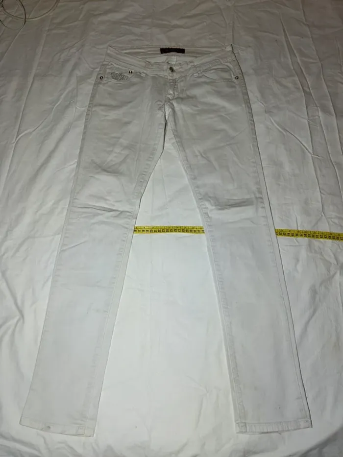 Jean blanc naturale