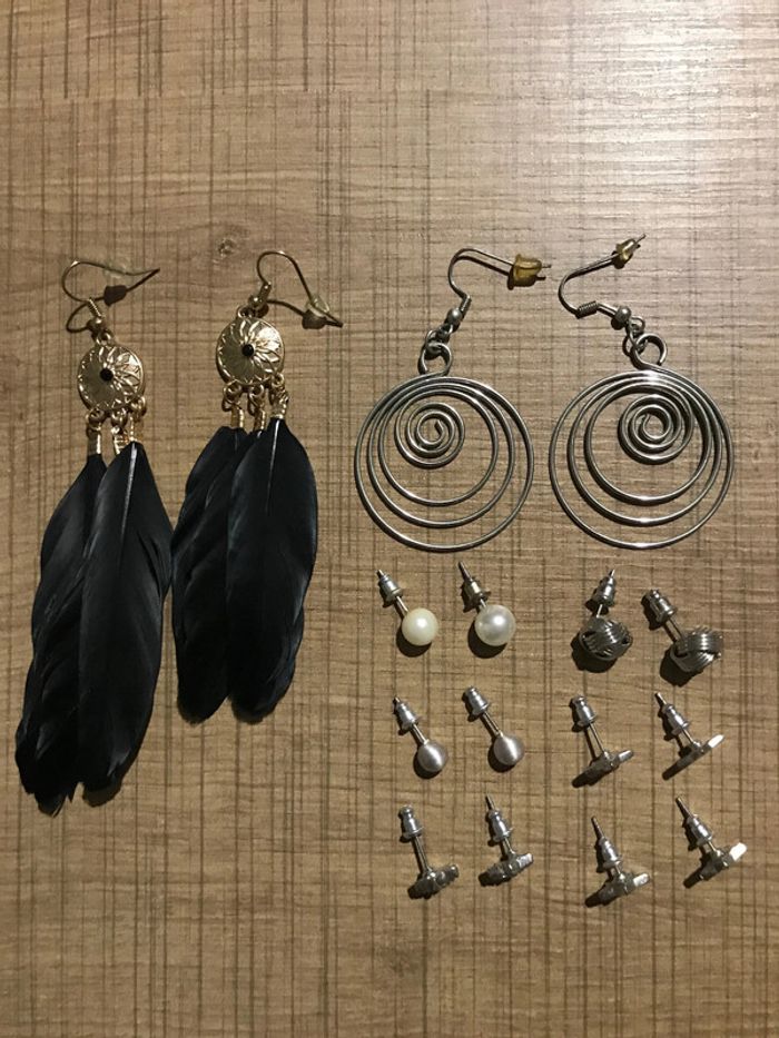 Lot boucle d’oreille